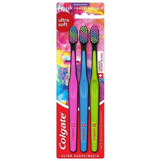 Imagem de Escova Dental Colgate Ultra Soft Com 3Un