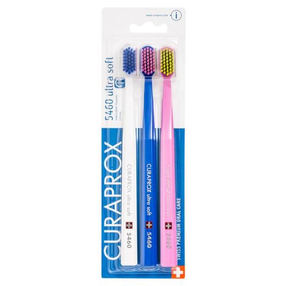 Imagem de Escova Dental Curaprox Cs5460 Ultra Soft Sensitiv Trio Color