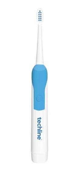 Escova Dental Elétrica Adulto a Pilhas EDA01 Azul - Techline Menor preço em Escova Dental Elétrica Adulto a Pilhas EDA01 Azul - Techline