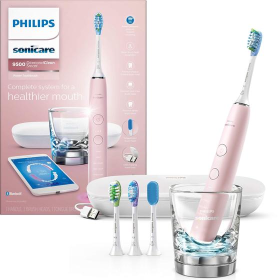 Imagem de Escova Dental Elétrica DiamondClean Smart 9500 com Recarga Philips