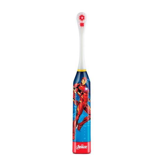 Imagem de Escova Dental Elétrica Infantil Marvel Homem de Ferro Kids Health Pro Multilaser - HC088