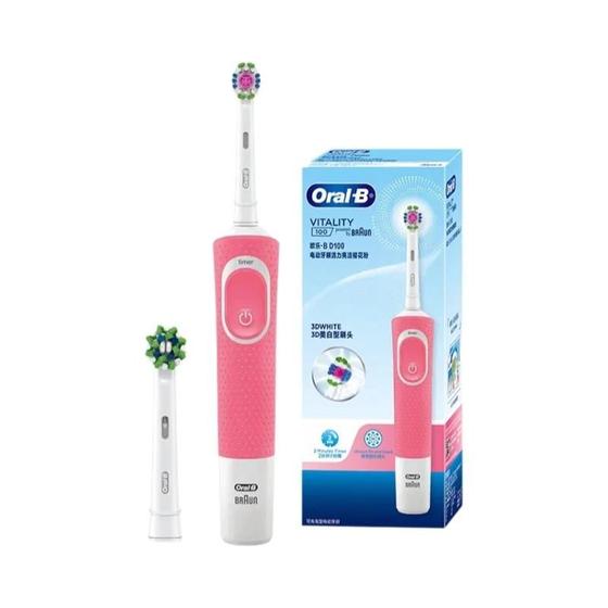 Imagem de Escova Dental Elétrica Oral-B D100 - À Prova D'Água, 2D, com Carregador Indutivo