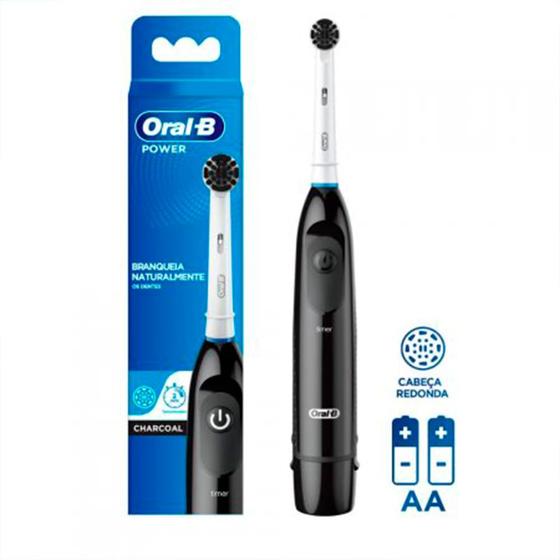 Imagem de Escova Dental Elétrica Oral B Power Carvão