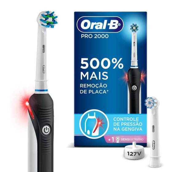 Imagem de Escova Dental Elétrica Oral B Pro 2000 127v