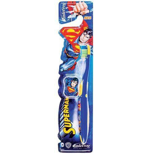 Imagem de Escova Dental Infantil Jadefrog Superman 1 Unidade + Capa Protetora