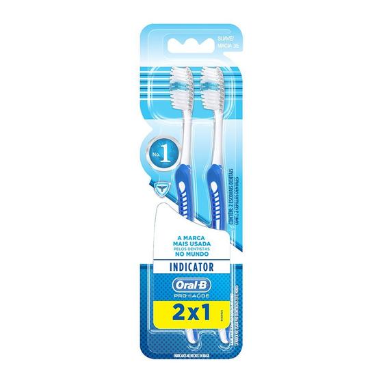 Imagem de Escova Dental Oral B Indicator Plus 35 Lv com 2