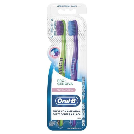 Imagem de Escova Dental Oral-B Pro-Gengiva Ultra Macia 35 - 2 unidades
