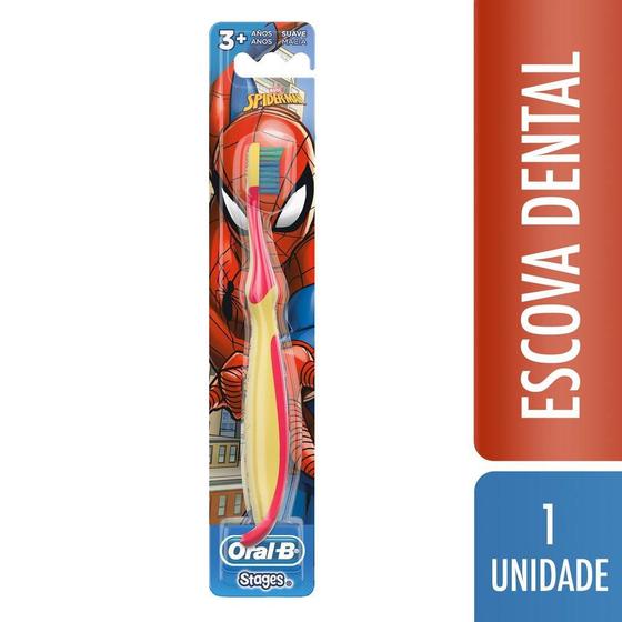 Imagem de Escova Dental Oral-B Stages Spiderman