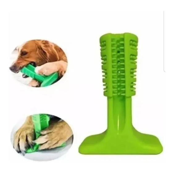 Imagem de Escova Dental P/ Cães PetBrush - Verde
