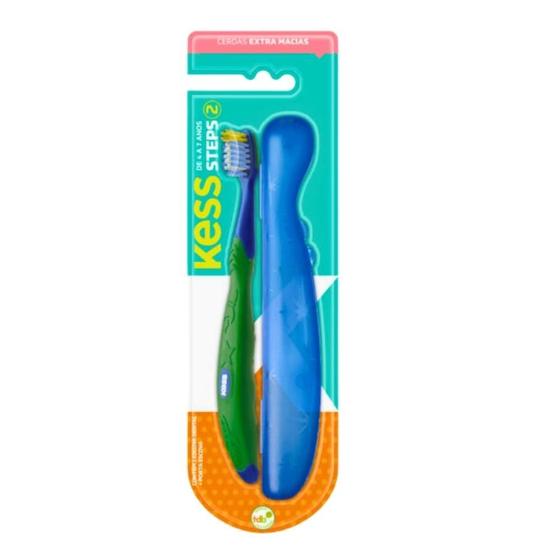 Imagem de Escova Dental Steps Kess Belliz Azul Cod.2041