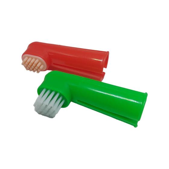 Imagem de Escova Dente Com 2 Unidades Dedeira Para Cães E Gatos