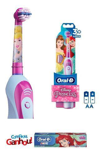 Imagem de Escova Dente Elétrica Infantil Princesas Oral-B de refil