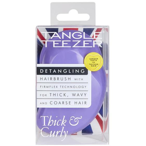 Imagem de Escova Detangling Thick and Curly Violet - Tangle Teezer