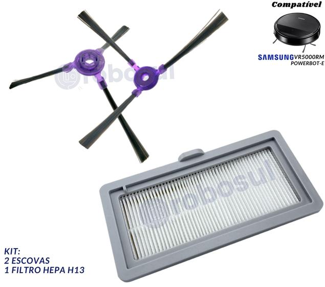 Imagem de Escova e Filtro Para Robô Samsung Powerbot-E VR5000RM - VR05R5050WK/AZ