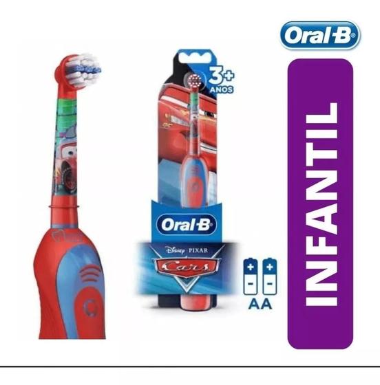 Imagem de Escova Elétrica Infantil Oral B Carros