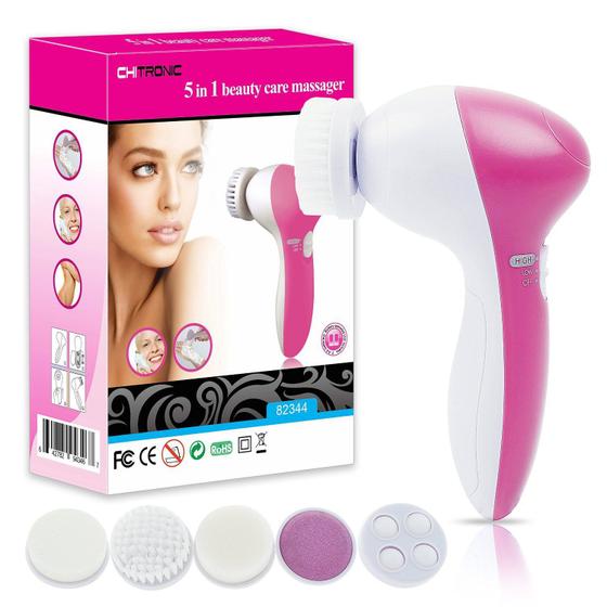 Escova Elétrica Limpeza Facial Massageadora Esfoliação Spa Menor preço em Escova Elétrica Limpeza Facial Massageadora Esfoliação Spa