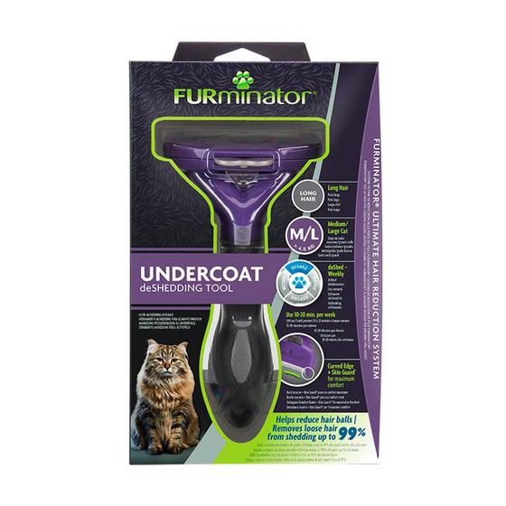 Escova Furminator New Médio/Grande Gatos Pelo Longo - Outros Pet Shop ...