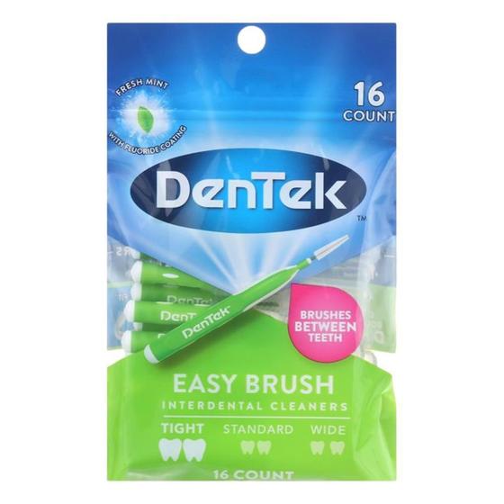 Escova Interdental Dentek Easy Brush Extra Com 16 Unidades Escova