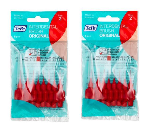 Imagem de Escova Interdental Tepe 0.5mm Tamanho 2 Macias 16 Unidades