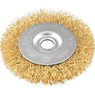 Imagem de Escova Latão Circular Ondulada 03X3/8X1/2"" Vonder
