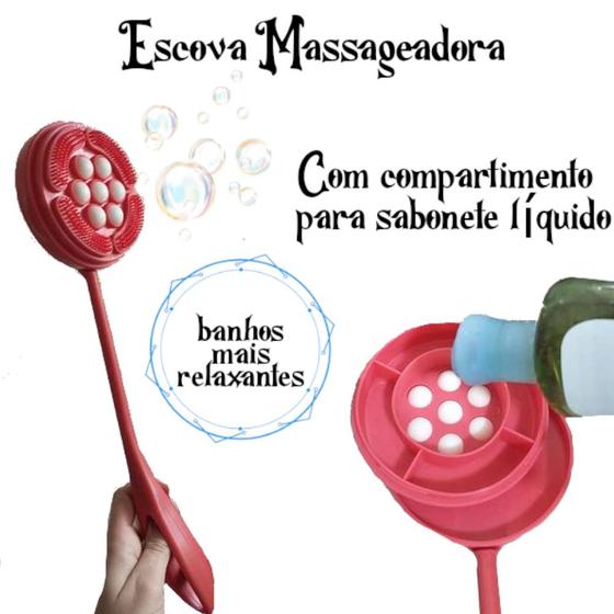 Imagem de Escova Massageadora Relaxante (RELAX) para Banho com massageador de costas