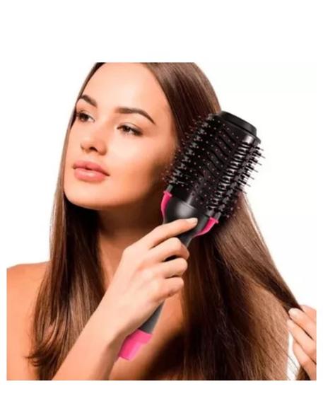 Imagem de Escova Modelagem Rotativa Alisadora Secadora Cabelo 220V Chapinha Modelo 220V