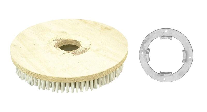 Imagem de Escova NYLON 510 mm COM Flange Para Enceradeiras CERTEC, Mebal e Lemarte Entre Outras