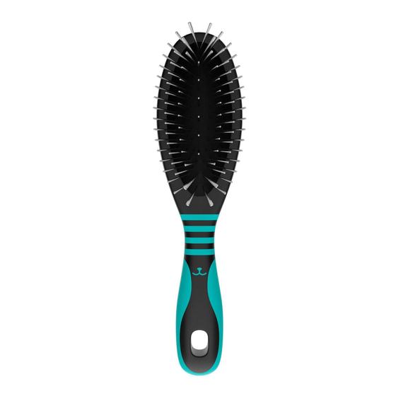 Imagem de Escova Pinos Sem Bolinha Média Azul Propetz
