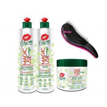 Imagem de Escova progressiva 0% magic ecologic 2x500ml + botox use tox ecologic 500g use me