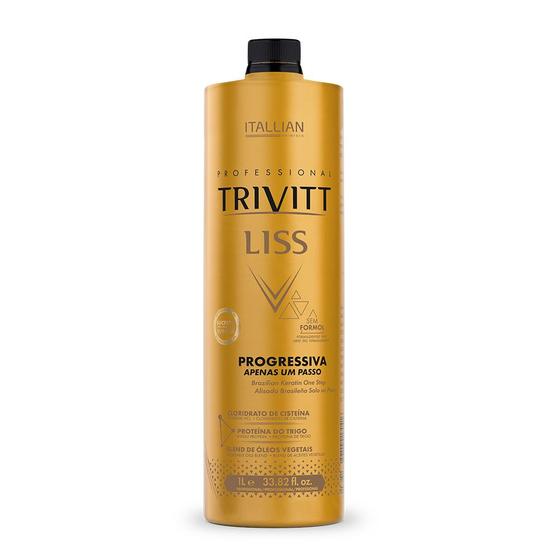 Imagem de Escova progressiva em apenas um passo trivitt liss - sem formol 1l