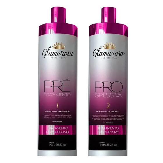 Imagem de Escova Progressiva Glamurosa 2x 1000ml