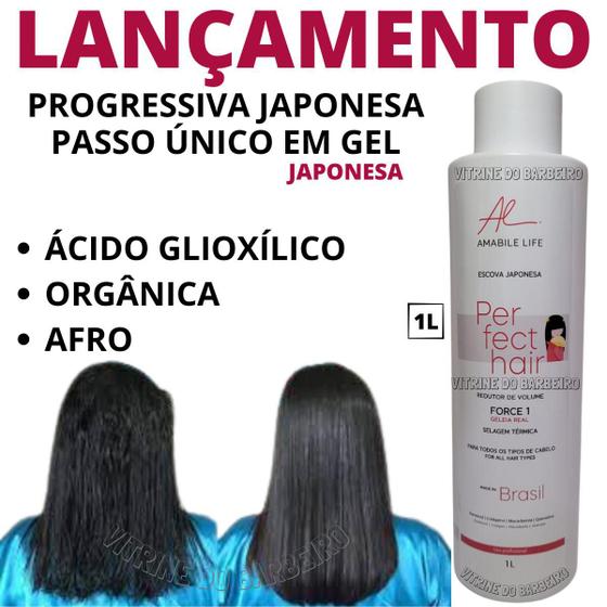 Imagem de Escova Progressiva Japonesa Em Gel Alisa Todo Tipo De Cabelo