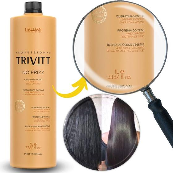 Imagem de Escova Progressiva Trivitt Liss Natural .