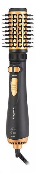 Escova Rotativa Britânia Ber20Pd 3 Temperaturas 1300W Preta/Dourada Bivolt Menor preço em Escova Rotativa Britânia Ber20Pd 3 Temperaturas 1300W Preta/Dourada Bivolt