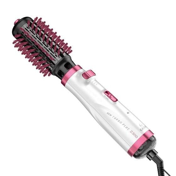 Imagem de Escova Rotativa Gama New Turbo Plus 2300 1.100W Branco / Rosa 220V