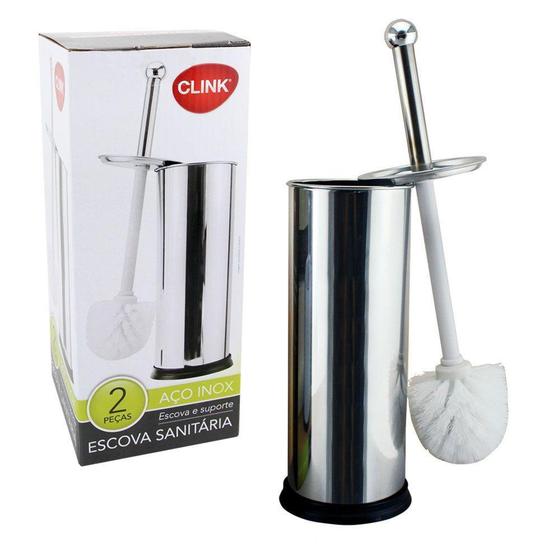 Escova sanitaria com base em aço inox - clink Menor preço em Escova sanitaria com base em aço inox - clink
