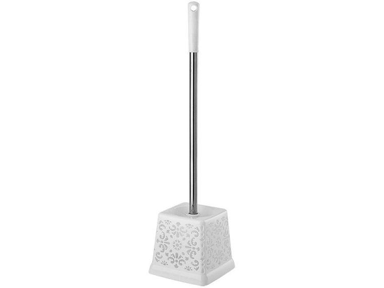 Escova Sanitária com Suporte Branca Hauskraft Menor preço em Escova Sanitária com Suporte Branca Hauskraft