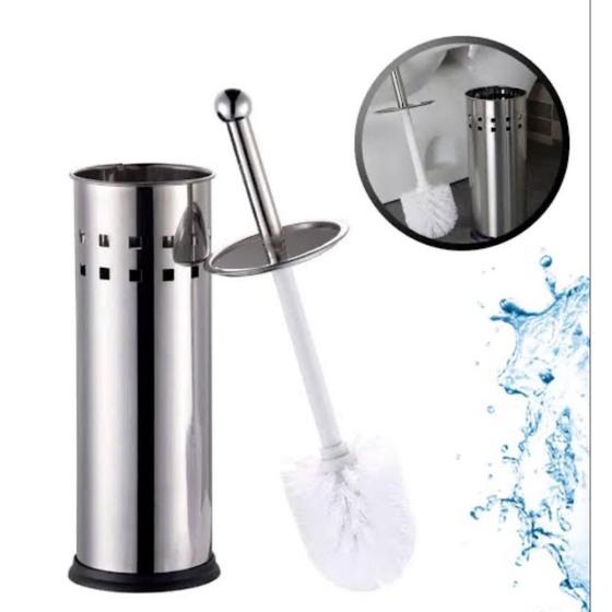 Imagem de Escova Sanitaria Inox Com Suporte