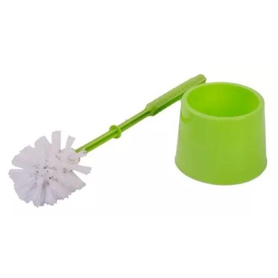 Imagem de Escova Sanitária Para Limpeza Em Vasos Com Suporte de Plástico