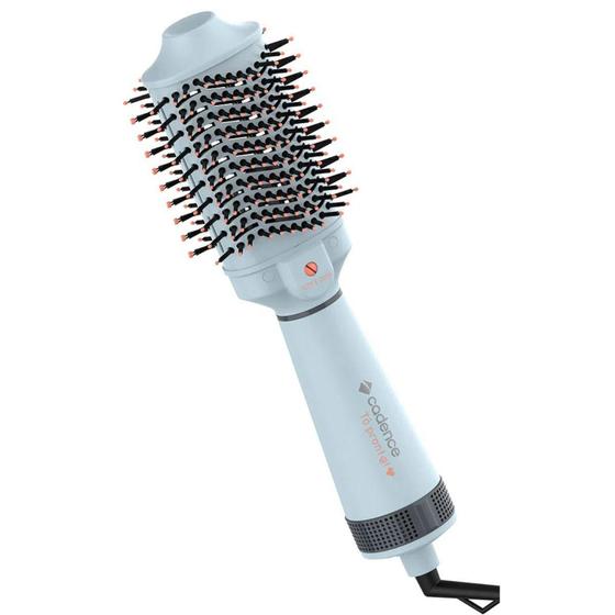 Menor preço em Escova Secadora 4 em 1 Seca Alisa Modela Escova 1200W Bivolt Cadence