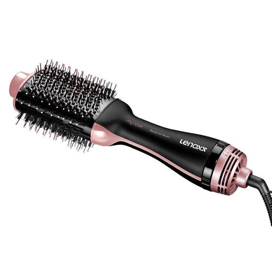 Imagem de Escova Secadora Beauty Ion Brush My Rose Pes787 Lenoxx 110V