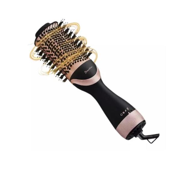 Imagem de Escova Secadora Cabelo Tecnologia Secagem Rápida Com Suporte BN-19093