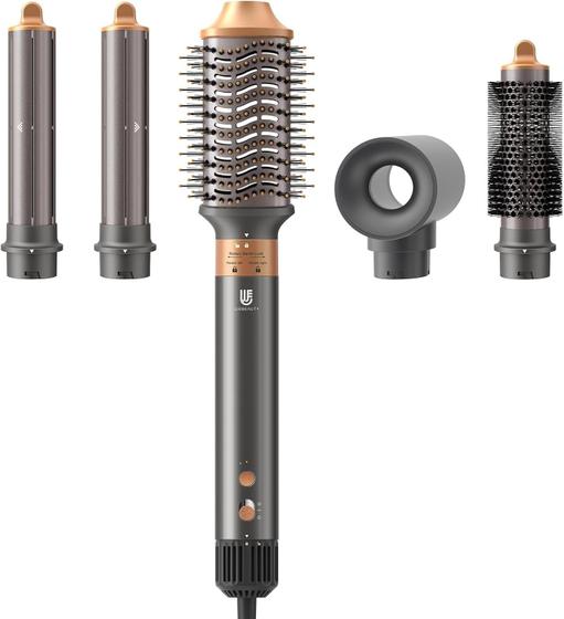 Imagem de Escova Secadora de Cabelo Webeauty 5 em 1 - 110.000 RPM (Dourada)