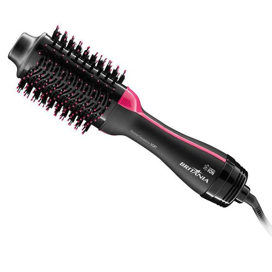 Escova Secadora de Cabelos Britânia Soft BEC02 1200W 110v Menor preço em Escova Secadora de Cabelos Britânia Soft BEC02 1200W 110v