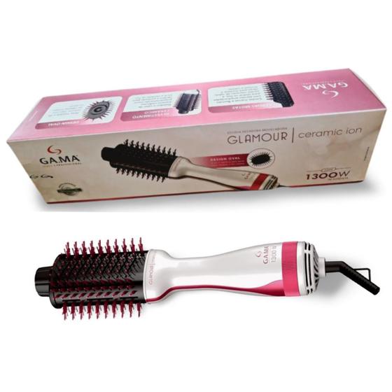 Imagem de Escova Secadora e Modeladora Glamour Pink Brush 3D GA.MA Italy Ceramic Ion 220V