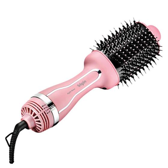 Imagem de Escova Secadora Elgin Agile Rose 1300W 3 em 1 com Tourmaline íon