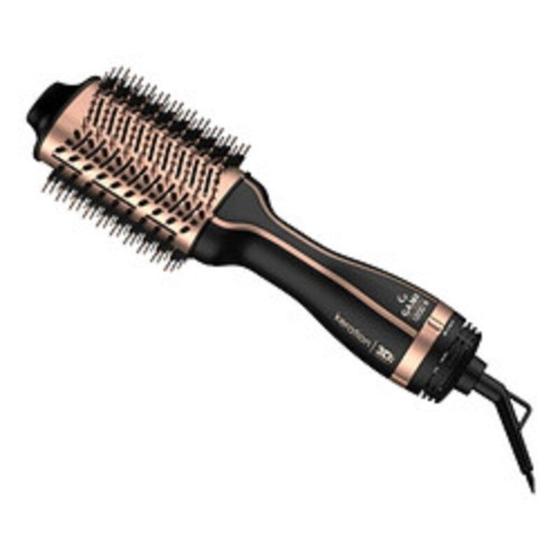 Imagem de Escova Secadora Gama Stylish Keration Brush 3d Bivolt - 110V/220V - Preto/Cobre Metálico