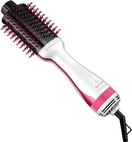 Imagem de Escova secadora modeladora gama glamour pink brush 3d 1300w - 127v