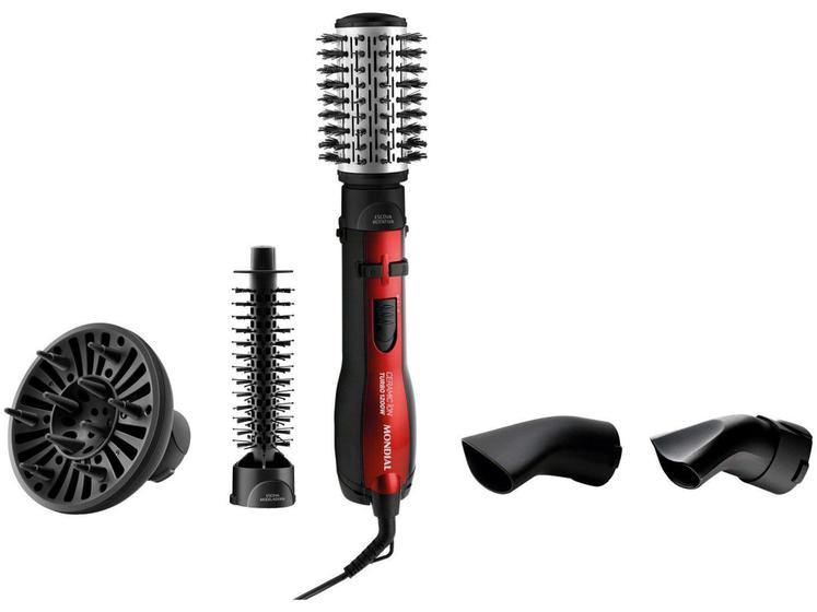 Escova Secadora Mondial Ceramic Íon Turbo ER-09 - 1200W 3 Velocidades Menor preço em Escova Secadora Mondial Ceramic Íon Turbo ER-09 - 1200W 3 Velocidades