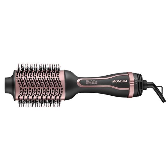 Imagem de Escova Secadora Mondial Preto e Golden Rose 1300W ES-05-BI